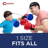 Champs Boxing Reflex Ball Boxing Equipment Fight Speed, MMA Boxing Gear Pro Punching Ball - Great for Reaction Speed and Hand Eye Coordination Training Reflex Bag Alternative …