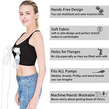 Hands Free Pumping Bra, Breastfeeding Bra, Wire-Free, with Or Without Strap of Breast Pumping Bra, Suitable for Breast Pumps by...