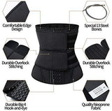 KIWI RATA Neoprene Sauna Waist Trainer Corset Sweat Belt for Women Weight Loss Compression Trimmer Workout Fitness