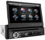 Power Acoustik PTID-8920B In-Dash DVD AM/FM Receiver with 7-Inch Flip-Out Touchscreen Monitor and USB/SD Input