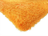 Super Soft Indoor Modern Shag Area Silky Smooth Rugs Living Room Carpet Bedroom Rug for Children PAGISOFE Play Solid Home Decorator Floor Rug and Carpet 4- Feet by 5- Feet (Hot Pink)