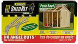 2x4basics 90192MI Custom Shed Kit with Peak Roof