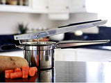 PriorityChef Potato Ricer and Masher, Makes Light and Fluffy Mashed Potato Perfection, 100% Stainless Steel