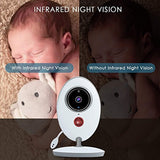 Video Baby Monitor with Auto Night Vision Digital Camera, Two Way Talkback, Temperature Sensor, Lullabies, VOX Function, Feed Alarm/Timer Setting and 20 Hours Standby...