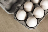 Egg Cartons (18-Pack); Each for One Dozen, Eco-friendly Recycled Material Biodegradable 12-count Egg Cartons w/Labels