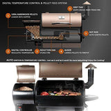 Z Grills ZPG-450A 2019 Upgrade Model Wood Pellet Grill & Smoker, 6 in 1 BBQ Grill Auto Temperature Control, 450 sq inch Deal, Bronze & Black Cover Included