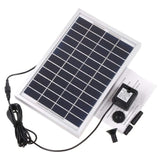 Docooler 12V 5W Silicon Brushless Solar-Powered Water Pump Water Cycle/Pond Fountain