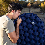 Camping Sleeping Pad - Ultralight Air Camping Mat - Best Inflatable Sleeping Pads for Camping, Backpacking, Hiking Camping Mattress - Lightweight Sleeping Mat - Compact, Durable Camping Pad Bed