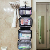 MEKBOK Hanging Travel Toiletry Bag, 11 x 7.5 x 3-Inch, Black