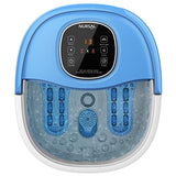 NURSAL Foot Spa Massager with Heated Bath, Massage Rollers, Bubbles, Digital Adjustable Temperature Control MM-17C