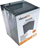 XtremPro Single Cd DVD Blu-ray Jewel Storage Replacement Case 0.28" in 20Pack - Black (11077)