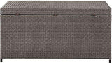 Crosley Furniture Palm Harbor Outdoor Wicker Storage Bin - Grey