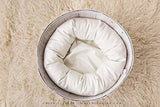 Newborn Photography Props, Baby Pillow Basket and Accessory Filler it is a Wheat Donut Posing Prop for Boys and Girls Includes 4 Size Pillows to Help Get The Perfect Picture