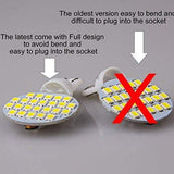 20 x Super Bright 921 Natural White 4.8w RV, Trailer, Camper Interior LED T10 194 Boat,landscaping,Wedge 24-SMD LED Light Bulb 12v(Pack of 20)