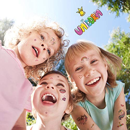 Unicorn Stickers Temporary Tattoos - Unicorn gifts for Kids,Unicorn Party Supplies,Waterproof Unicorn Tattoos Best Birthday Gifts for Girls and Boys,Over 1000 Tattoos Stickers (Tattoo/Nail Stickers)