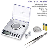 Smart Weigh GEM20 High Precision Digital Milligram Scale 20 x 0.001g Reloading, Jewelry and Gems Scale