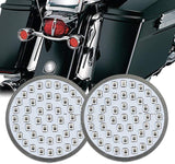 Motorcycle LED Light 2" 50mm Bullet Style LED Turn Signals Pannel For Motor bike Sporter Softail Touring (1157 base-1)