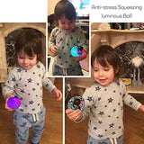 MorganProducts Led Anti Stress Ball - Squishy Light up Ball - Anti Stress Toys - Toys for Kids - Mesh Stress Ball - Grape Ball - DNA Ball - Prime Toys - Slime Stress Ball - ADHD Fidget Toys