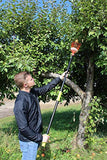 7Penn Apple Picking Fruit Tree Picker Tool with Metal Basket and Light Aluminum 4.5 to 13’ Feet Telescoping Grabber Pole