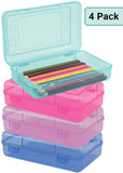 1InTheoffice Pencil Box, Translucent