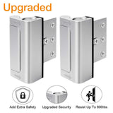 Home Security Door Lock, Upgrade Easy Open Childproof Door Reinforcement Lock with 3