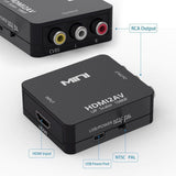 HDMI to RCA, HDMI AV Video Audio Composite PAL / NTSC Converter