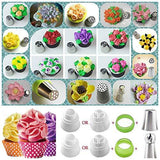 Russian Piping Tips Cake Decorating Supplies Cakes of Eden Kit Flower Frosting tips Set 12 Icing Nozzles 2 Couplers 2 Leaf Tips 1 Silicone Bag 10 Pastry Baking Bags