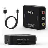 HDMI to RCA, HDMI AV Video Audio Composite PAL / NTSC Converter