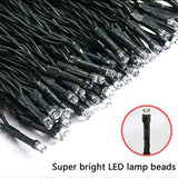 LED String Lights,Solar Christmas Lights 39ft 100 LED 8work Modes Ambiance lighting for Outdoor Patio Lawn Landscape Fairy Garden Home Wedding Holiday waterproof Warm White