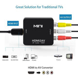 HDMI to RCA, HDMI AV Video Audio Composite PAL / NTSC Converter