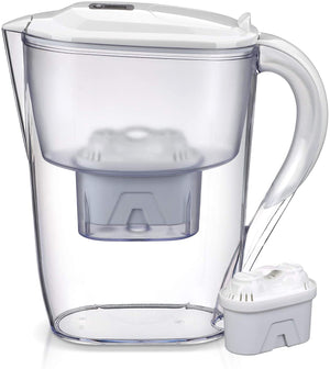 Homeleader Water Filter Pitcher, 3.5L Purifier with Electronic Filter Indicator, 1 Standard Filters, BPA Free, Technology for Superior Filtration & Taste