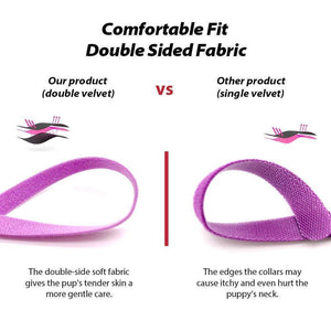 Solstice Soft Velcro Whelping ID Collars, Pack of 12 (Assorted Colors), Adjustable & Reusable - Great for Identifying Puppies, Kittens, and Other Small Animals