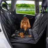 TIOVERY Dog Seat Cover, Pet Car Seat Covers with Anchors, Waterproof & Nonslip Rubber Backing, Durable Pet Back Seat Covers for Cars, Trucks and SUVs