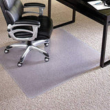 ES Robbins 124381 Chair Mat Extra-High Pile Carpet, 46"x60", Beveled Edge