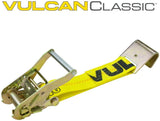 VULCAN 96" Lasso Style Auto Tie Down w/Flat Hooks - 3300 lbs. SWL - 4 Pack