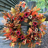 Flora Décor Fall Harvest Wreath - 28