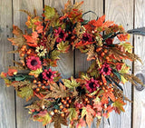 Flora Décor Fall Harvest Wreath - 28"