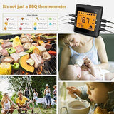 Digital Meat thermometer for Grilling , ICOCO Best Instant Read Oven Meat Thermometer with 6 Probes Ultra Fast Easy Electronic BBQ and Kitchen Food Thermometer for Cooking, Grill,Candy