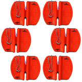 SiliSlick Bundle of 6. 2 Stage Portable Knife Sharpener. Tungsten and Ceramic blades for Complete and accurate sharpening