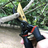 gonicc 8" Professional Premium Titanium Bypass Pruning Shears (GPPS-1003), Hand Pruners, Garden Clippers.