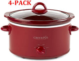 Crockpot Red SCV401-TR 4-Quart Manual Slow Cooker