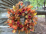 Flora Décor Fall Harvest Wreath - 28"