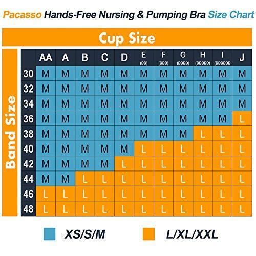 Hands Free Pumping Bra, Breastfeeding Bra, Wire-Free, with Or Without Strap of Breast Pumping Bra, Suitable for Breast Pumps by...