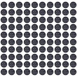 CR2032 Battery (100 Pack) | 220mAh 3 Volt (3V) Lithium Button Cell Coin Battery | Watch Batteries for Key Fobs, Garage Door Opener, TV Remote, Motherboard,...