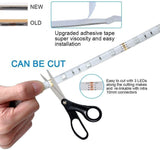 LED Strip Lights 32.8ft, ikelimus 10m RGB Waterproof Self-Adhesive Dimmable LED Light Strips 12Vdc SMD 5050 300 LEDs LED Tape Light with 44-Keys IR Remote Controller for Clubs/Homes/Hotels/Outdoor