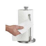 Paper Towel Holders by Oranlife Stainless Steel Vertical Kitchen Tissue Holder Counter Top for Kitchen Dining Room Bathroom