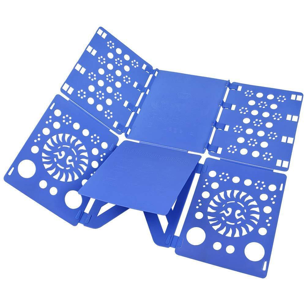 BoxLegend Plastic Adjustable Clothes Folding Board, 23 x 27.5-Inch, Blue