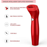 Red Electric Lip Plumper Automatic Lip Plumpering Device 3 Suction Power Type Lip Thicker Tool