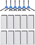 Replacement Parts for Eufy RoboVac 11S, RoboVac 30, RoboVac 30C, RoboVac 15T, RoboVac 15C, RoboVac 12, RoboVac 35C Vacuum Filters, Side Brushes,Rolling Brushes