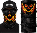 MIRKOO Microfiber Polyester Multifunctional Seamless Multifunctional UV Headwear motorcycle face cover Magic Scarf Neck Gaiter for Motorcycling Hiking Cycling Ski Snowboard face mask(888)